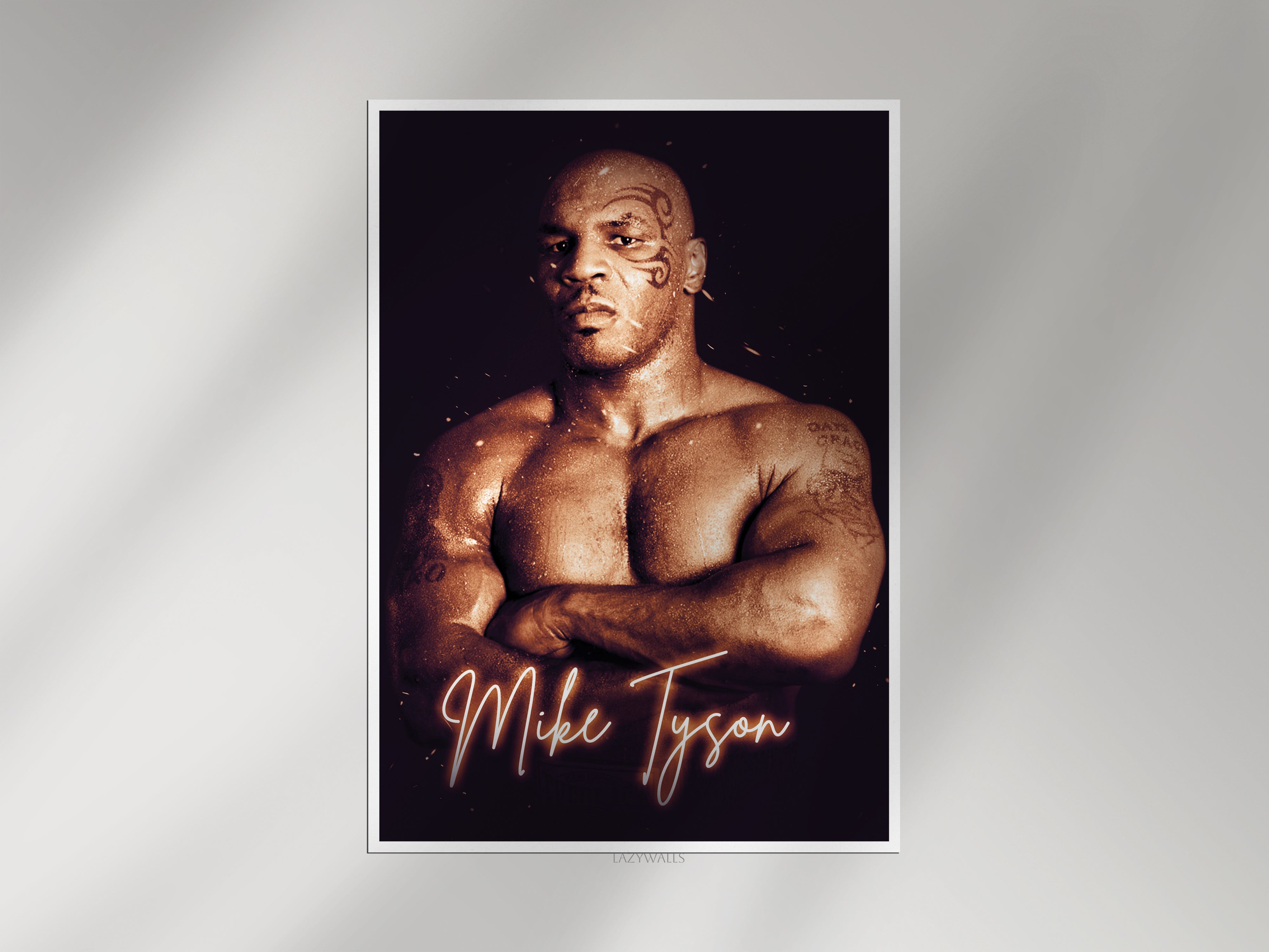 Mike Tyson Poster | Legendary Boxing Wall Art Print Lazywalls